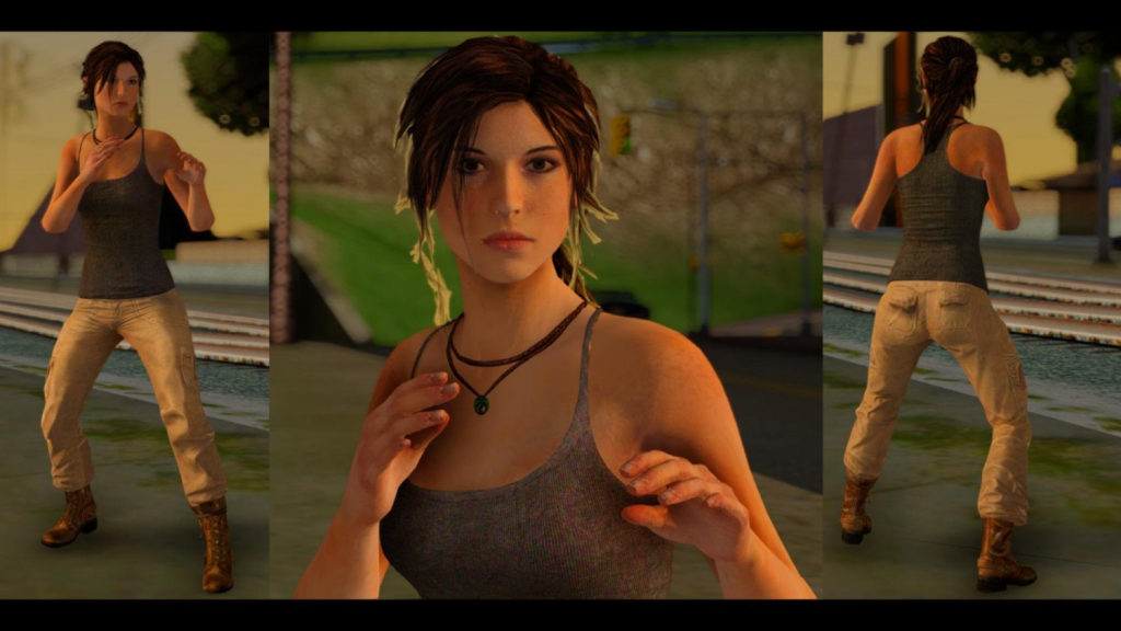 Lara Croft rottr gta 2