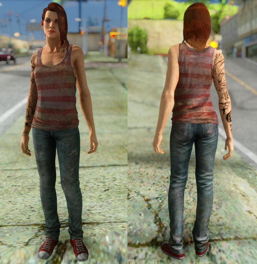 Shelly The Last of Us: Left Behind suit gta 2